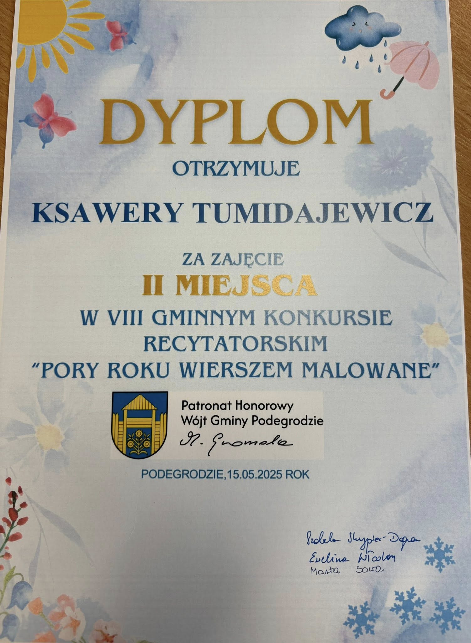 Gminny etap konkursu