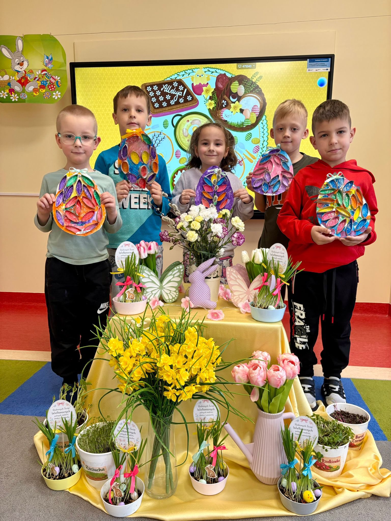 🌷🐣 Przygotowania do Świąt Wielkanocnych  w naszym przedszkolu 🐰🌿